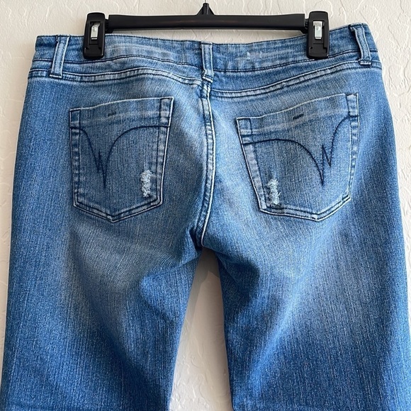 Wet Seal Y2K Distressed Juniors Jeans Size 11/12 - Picture 13 of 13